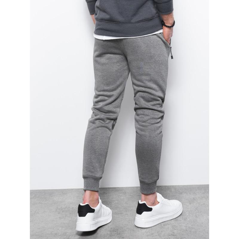 Pánské tepláky NORRIS šedý melír