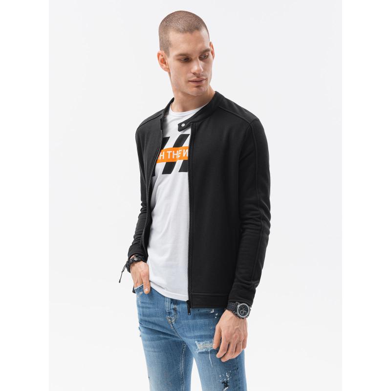 Pánska mikina na zips GAUGE čierna