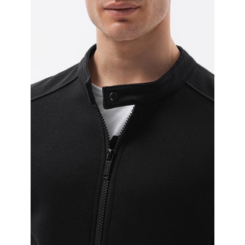 Pánska mikina na zips GAUGE čierna