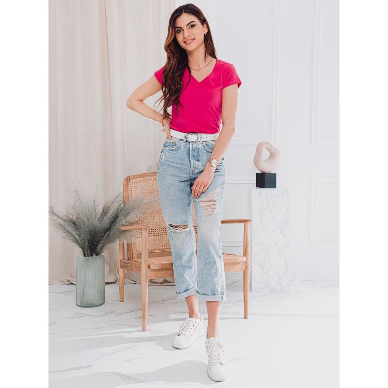 Dámské tričko hladké KATY růžové