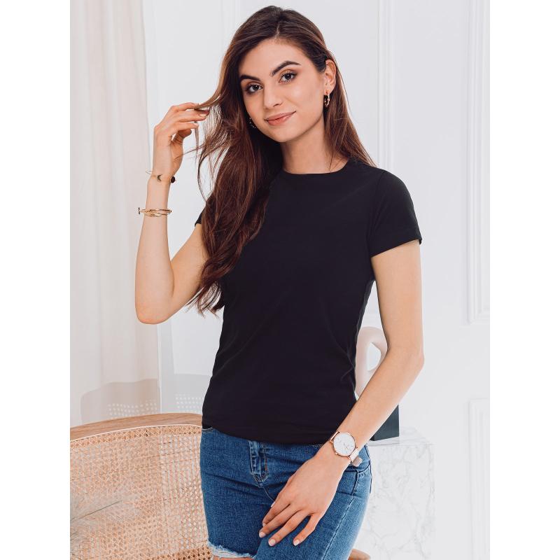 Dámské tričko jednobarevné PEONY černé