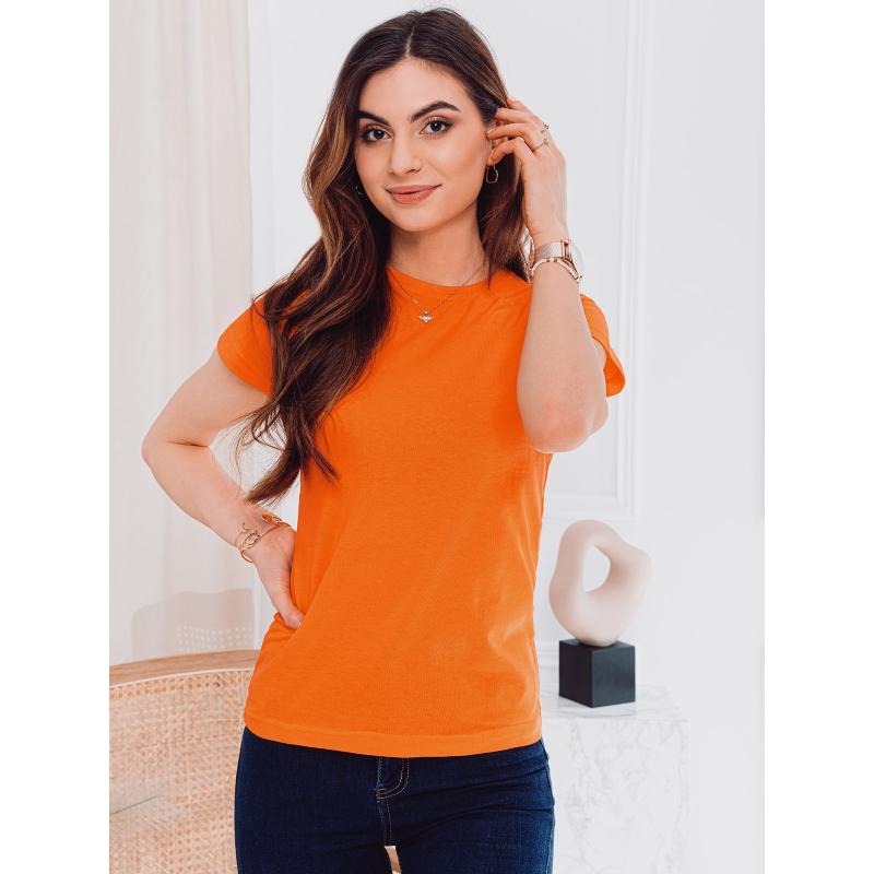 Dámské tričko jednobarevné PEONY oranžové