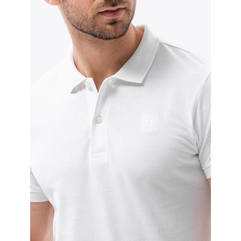 Pánska hladká polokošeľa VAL biela