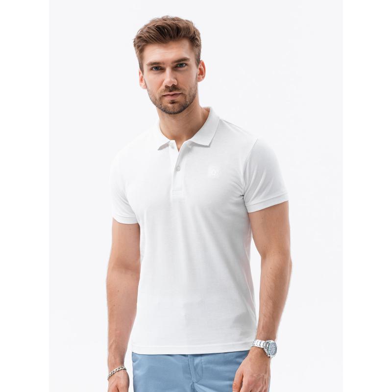 Pánska hladká polokošeľa VAL biela