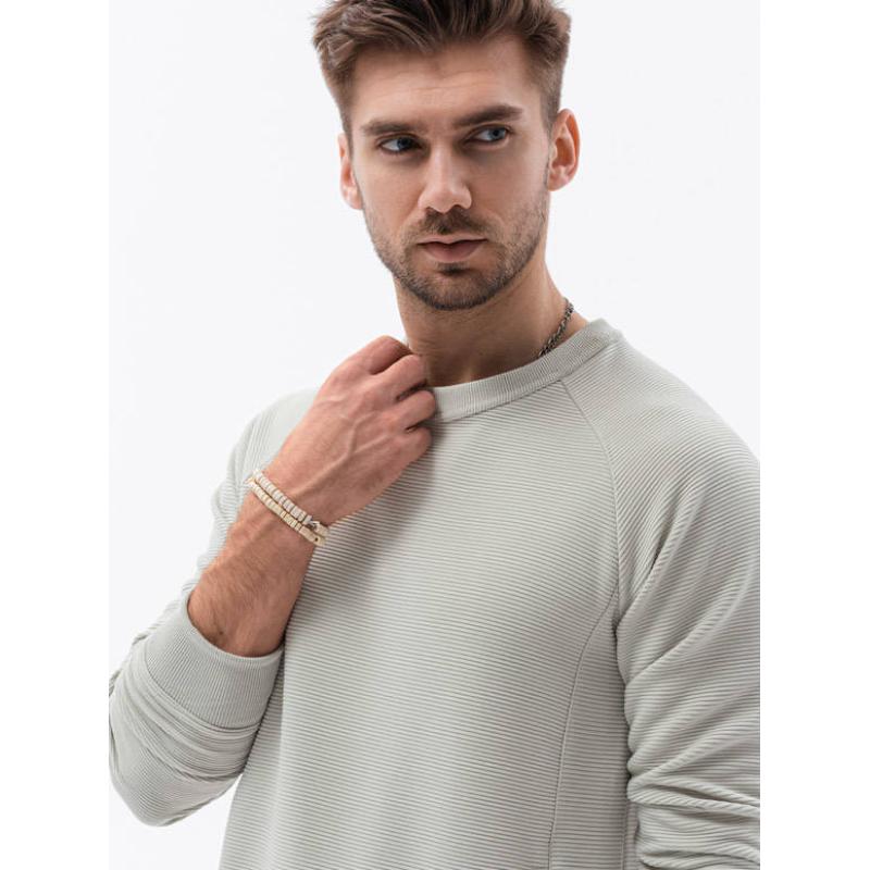 Pánska mikina DARNELL svetlo šedá