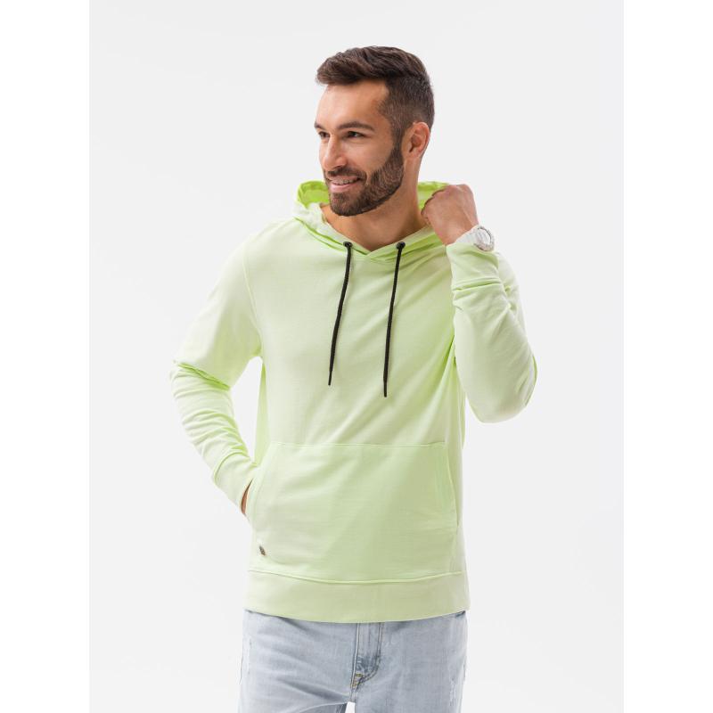 Férfi kapucnis pulóver GIBSON lime