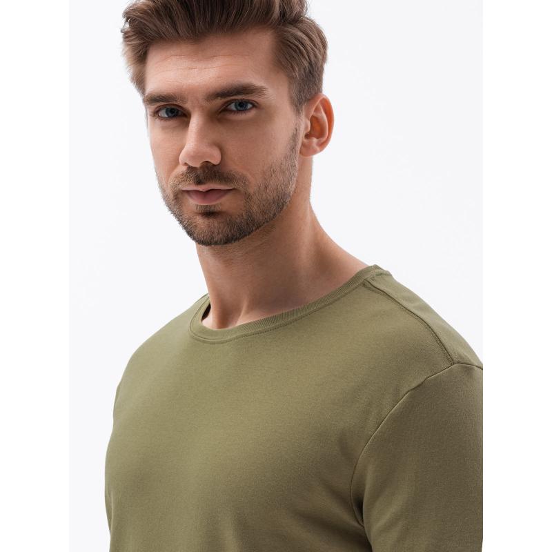 Pánské tričko s potiskem RANDELL olivová barva