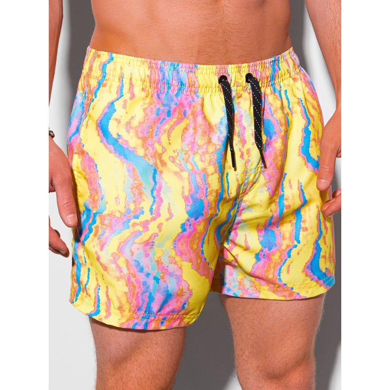 Pánské šortky plavecké KYLER světle žluté