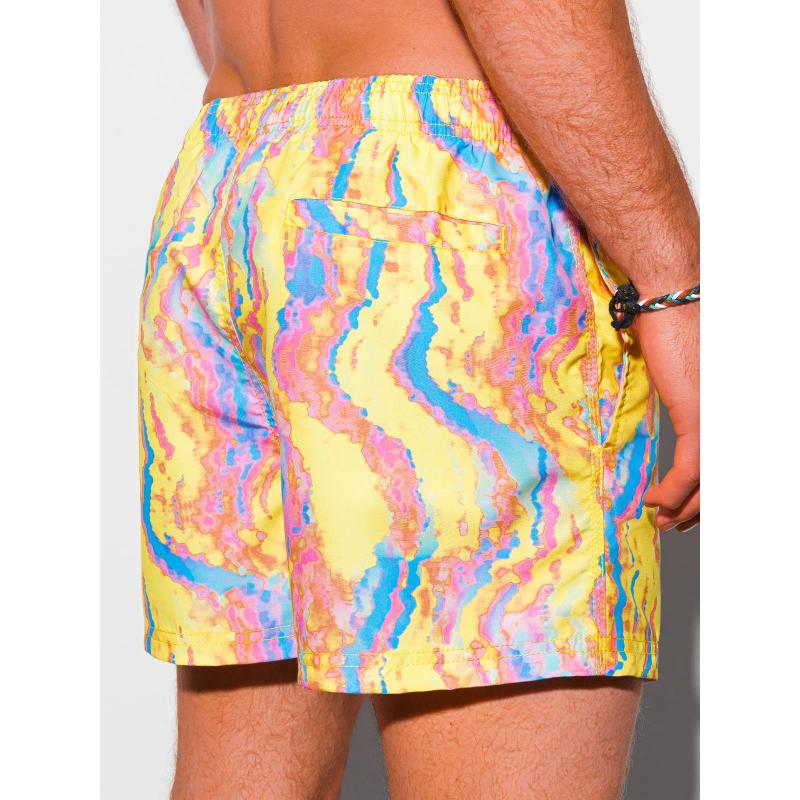 Pánské šortky plavecké KYLER světle žluté