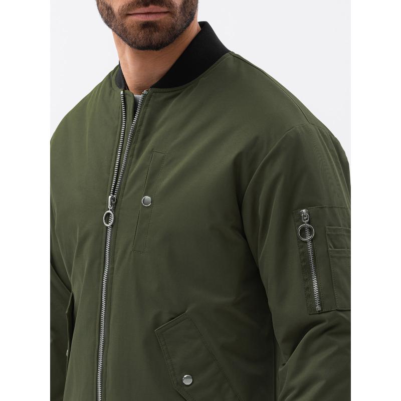 Pánska bunda zimná ALEJANDRO olivová