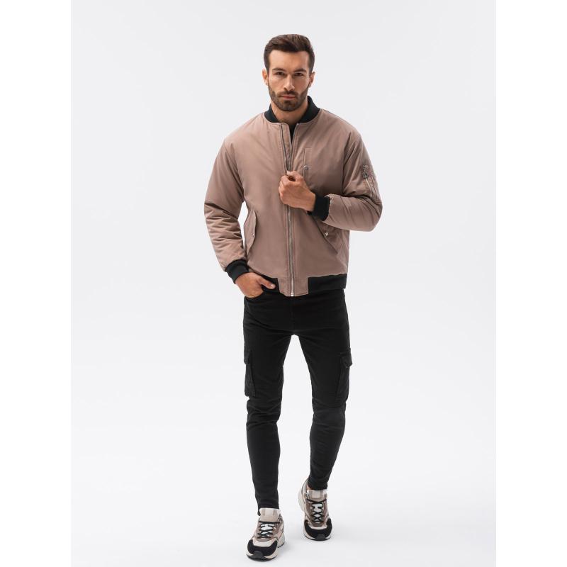 Pánska bunda zimná IBRAHIM béžová