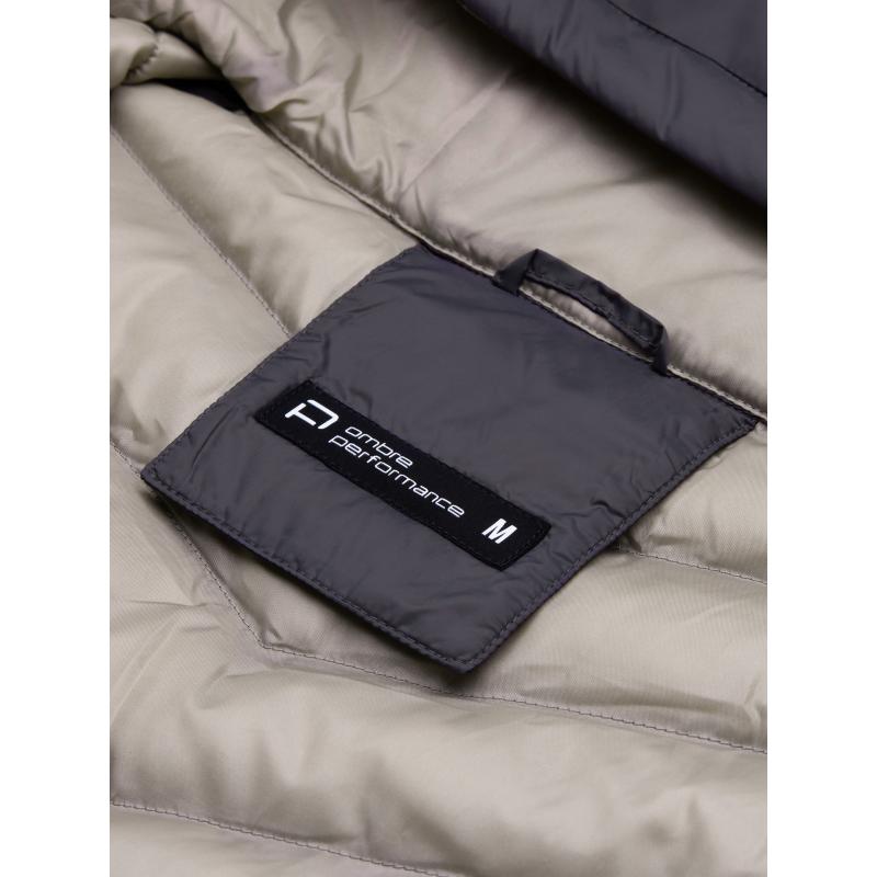 Pánska bunda prešívaná MAXIMO svetlo šedá