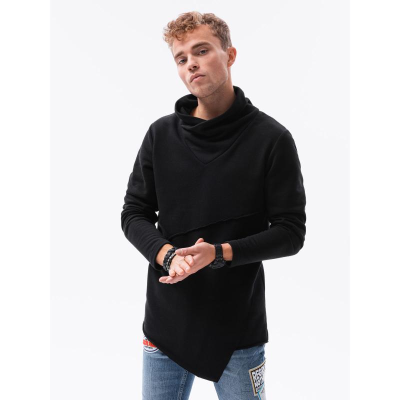 Férfi kapucnis pulóver OSLO fekete