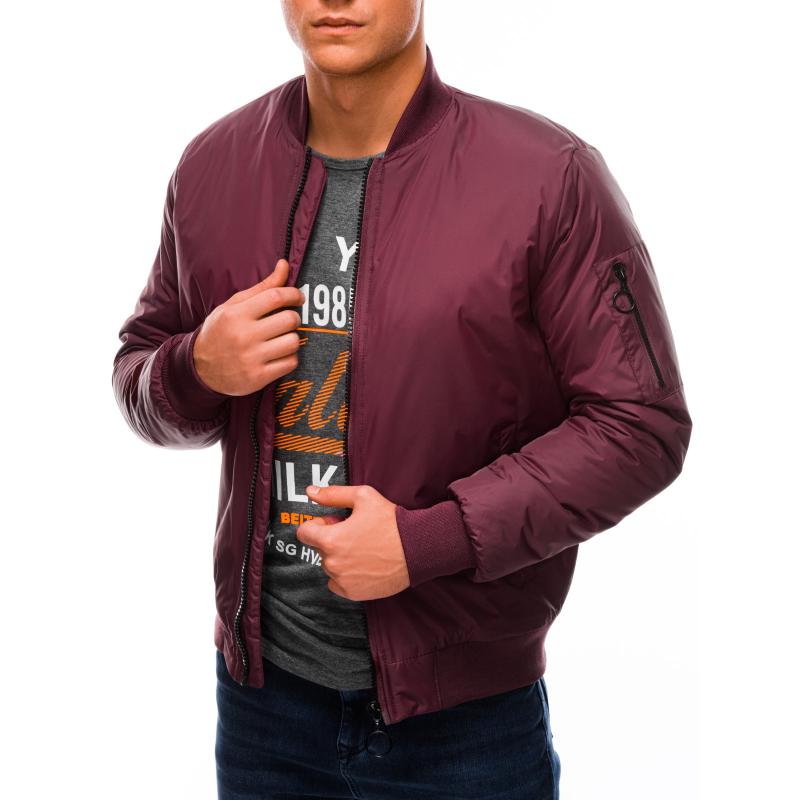 Férfi átmeneti kabát ARJUN sötét piros