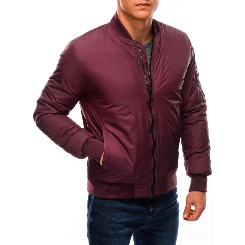 Férfi átmeneti kabát ARJUN sötét piros