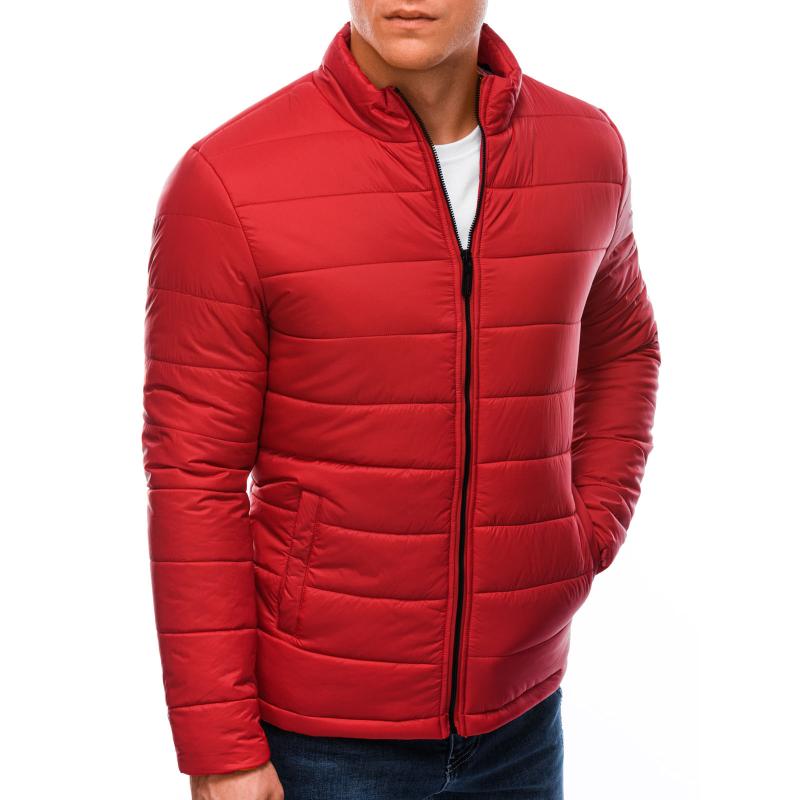 Férfi steppelt dzseki RIVER piros