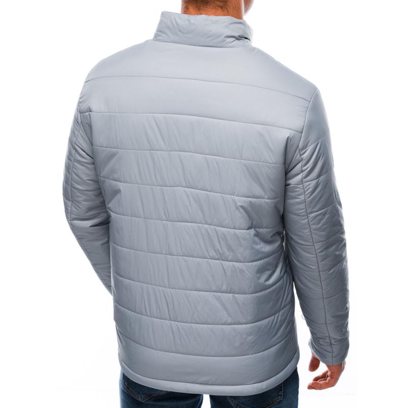 Férfi steppelt kabát RASHAD szürke