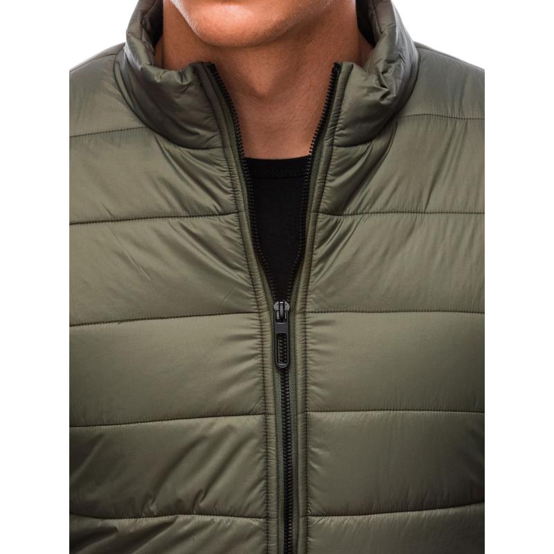 Pánská prošívaná bunda JADEN olivová