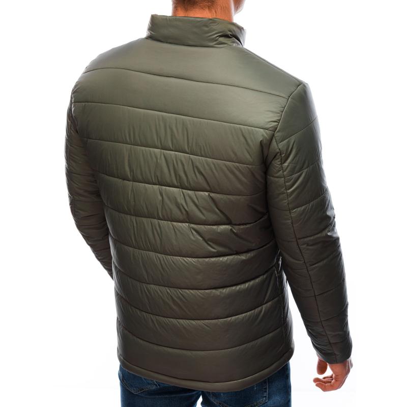 Pánská prošívaná bunda JADEN olivová
