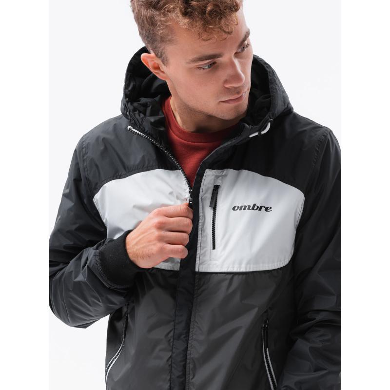 Pánska bunda prešívaná medzisezónna TRYSTAN čierna