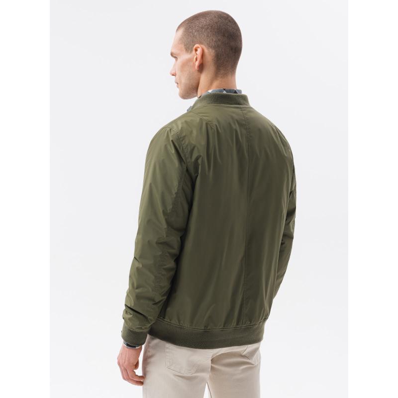 Férfi steppelt dzseki RUSSEL olívazöld