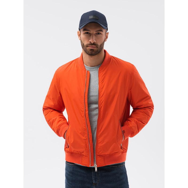 Pánská prošívaná mezisezónní bunda BENTON brick