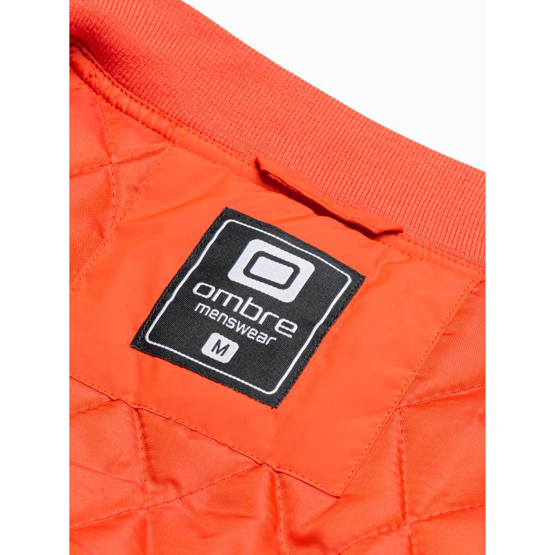 Pánská prošívaná mezisezónní bunda BENTON brick