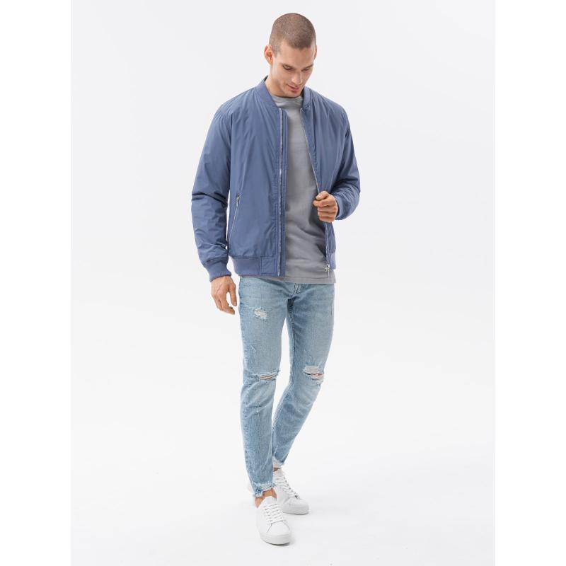 Pánská prošívaná bunda ODIN modrá