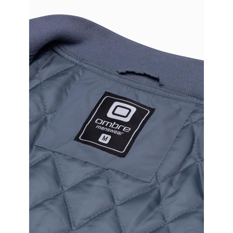 Pánská prošívaná bunda ODIN modrá