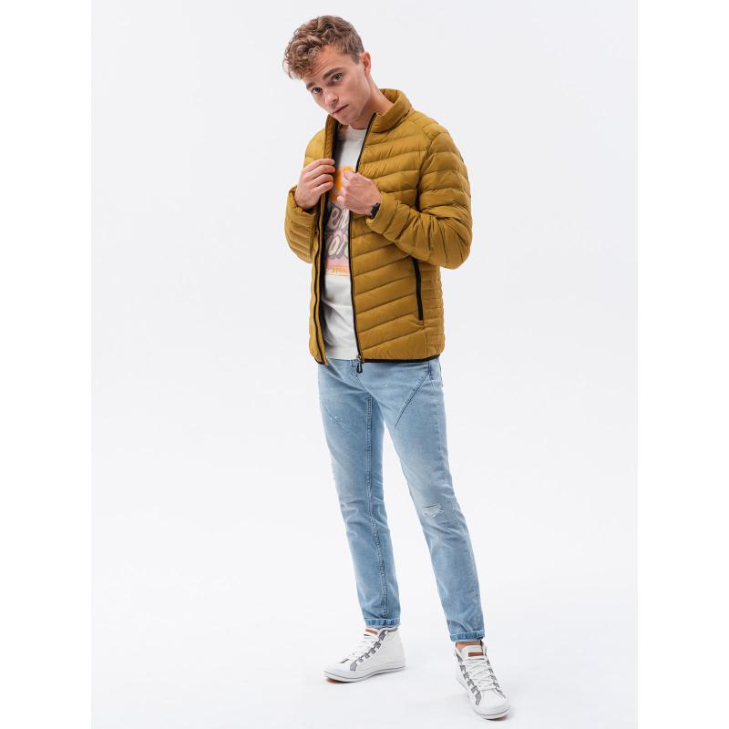 Férfi steppelt dzseki JABARI mustár