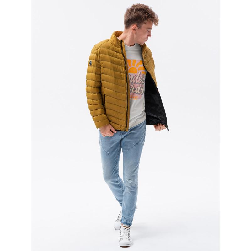 Férfi steppelt dzseki JABARI mustár