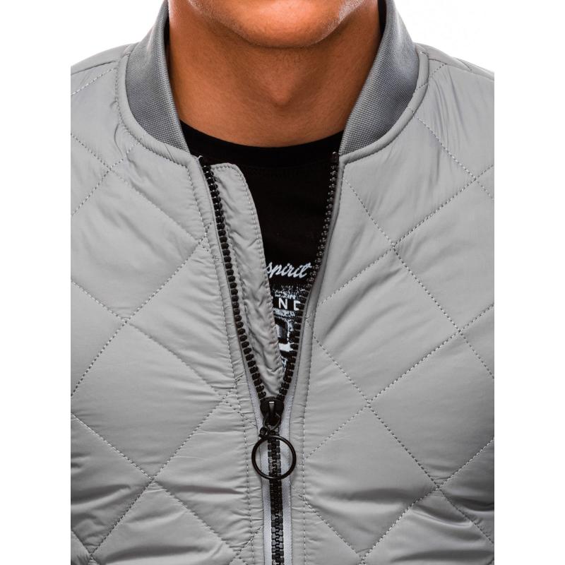 Pánska bunda prechodová CHARLIE šedá