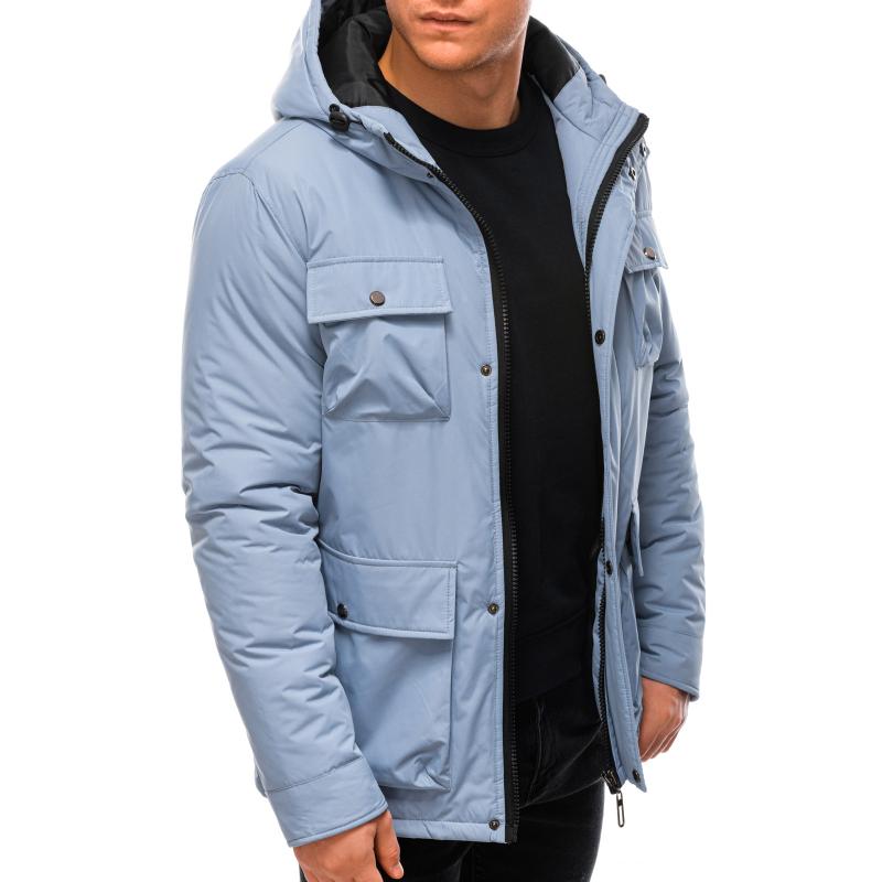 Pánská zimní bunda MARVIN světle modrá