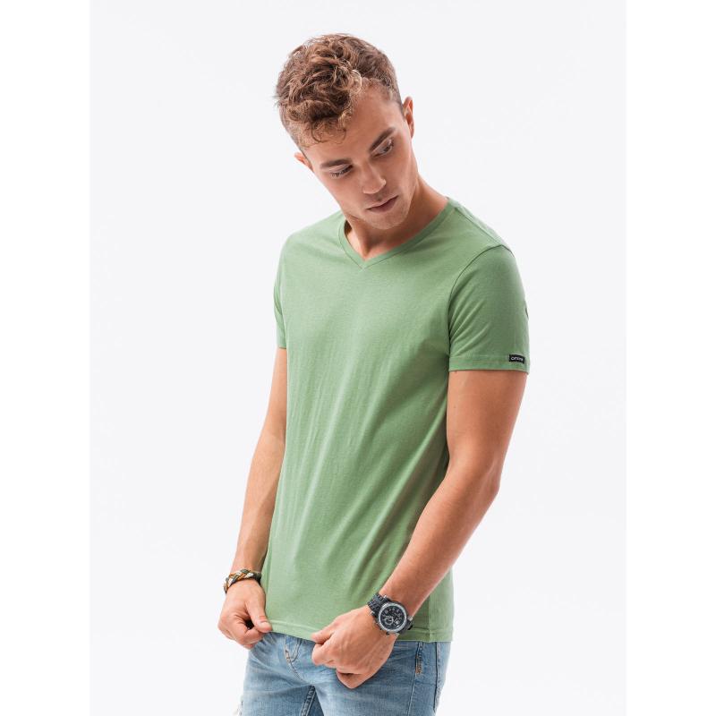 Pánské hladké tričko JADON zelené