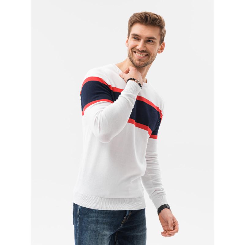 Pánsky sveter BENTLY biely