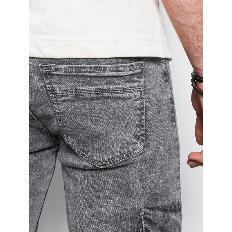 Pánske džínsy DELBERT sivé