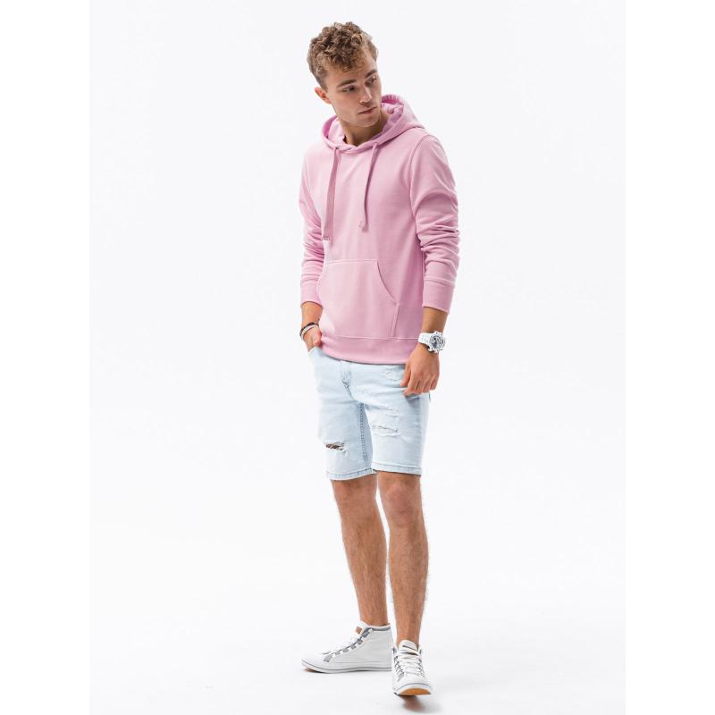 Pánská mikina s potiskem STEVEN růžová