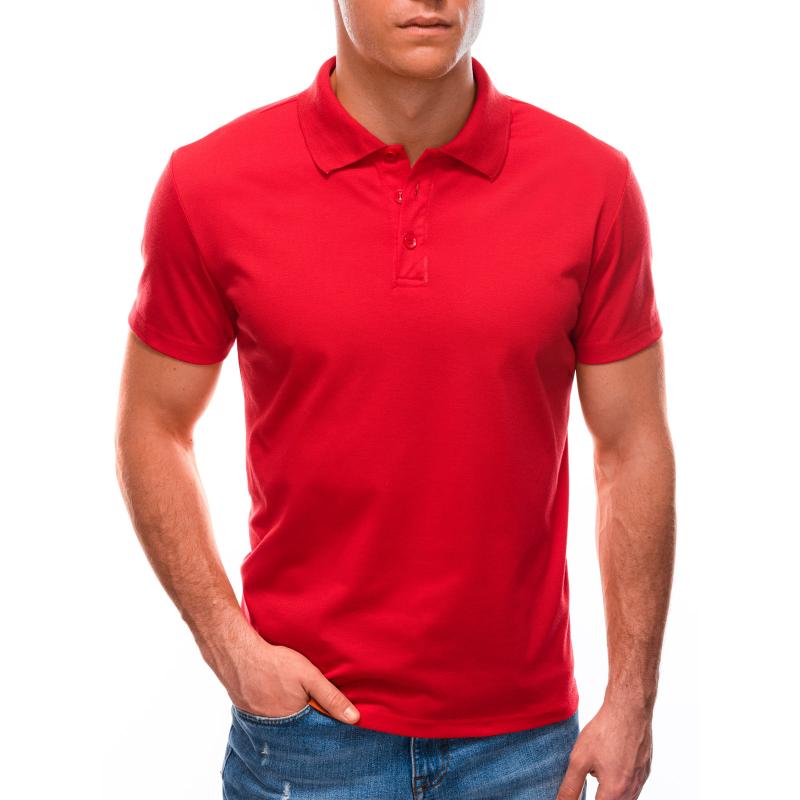 Férfi sima pólóing PACEY piros