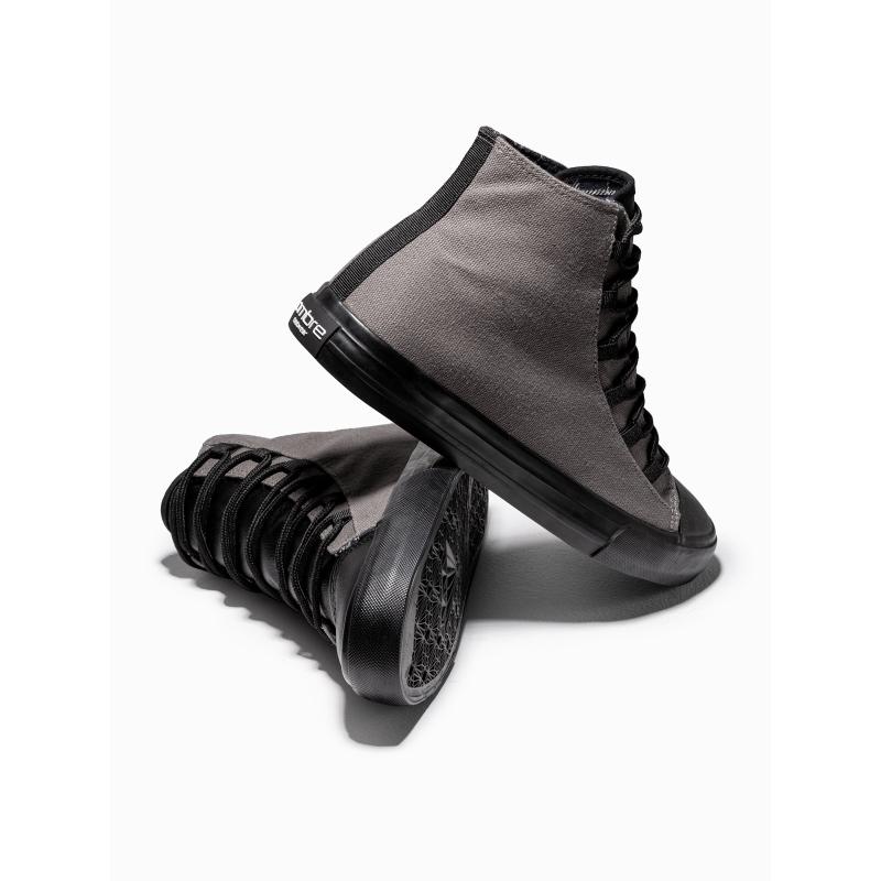 Férfi cipő kombinált anyagokból – grafit V8 OM-FOTH-0143