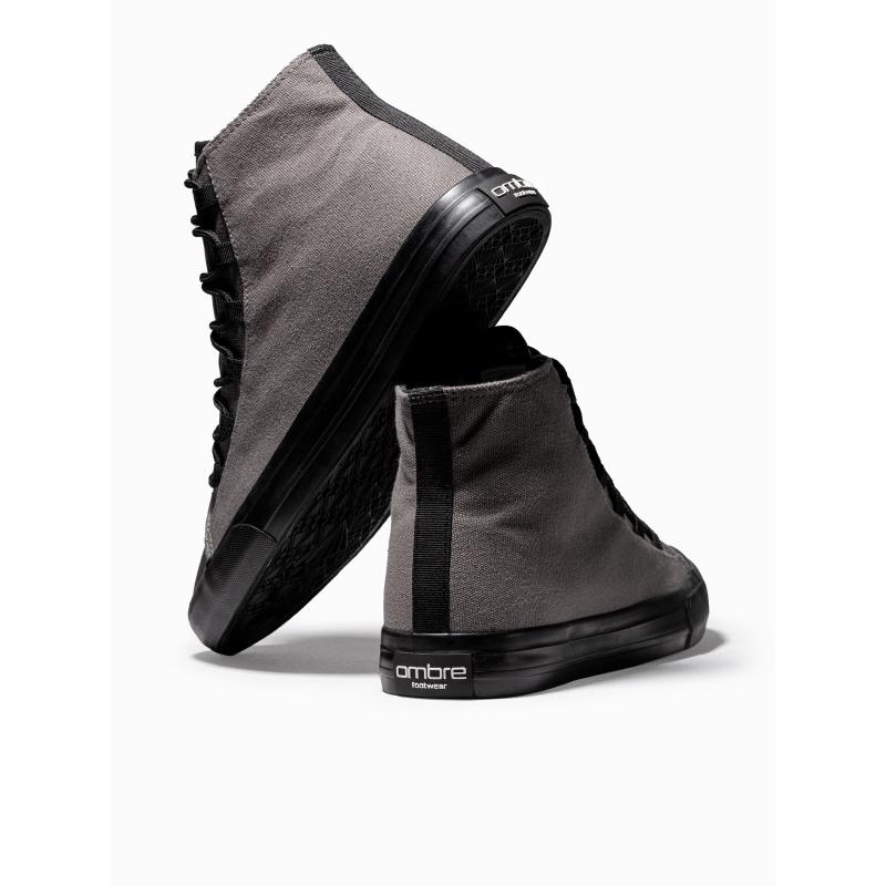 Férfi cipő kombinált anyagokból – grafit V8 OM-FOTH-0143