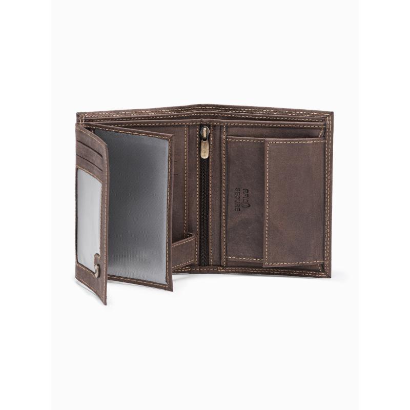 Férfi bőr pénztárca CHAIM barna