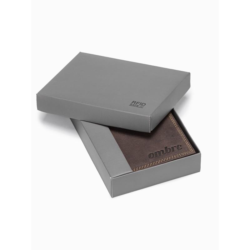 Férfi bőr pénztárca CHAIM barna