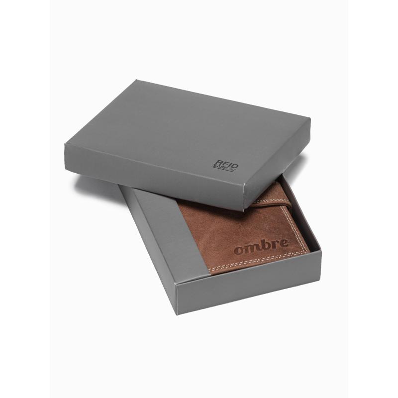 Férfi bőr pénztárca JAY világosbarna