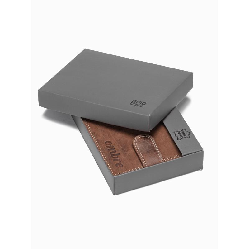 Pánská kožená peněženka TYRONE světle hnědá