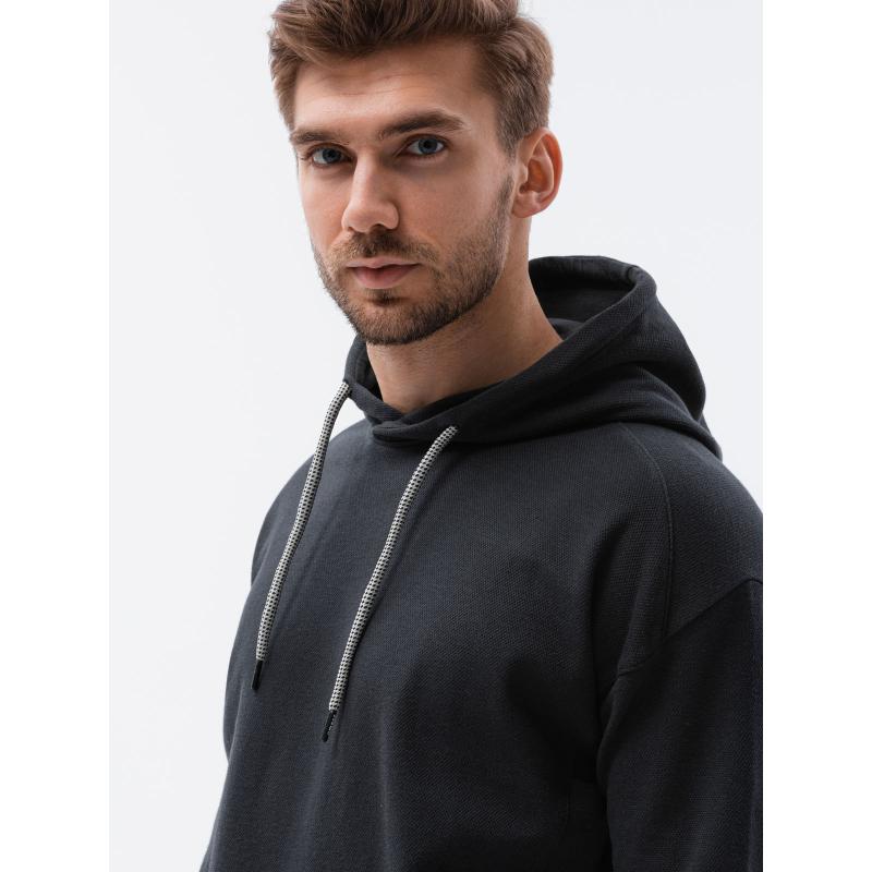 Pánská mikina s kapucí AMEER černá
