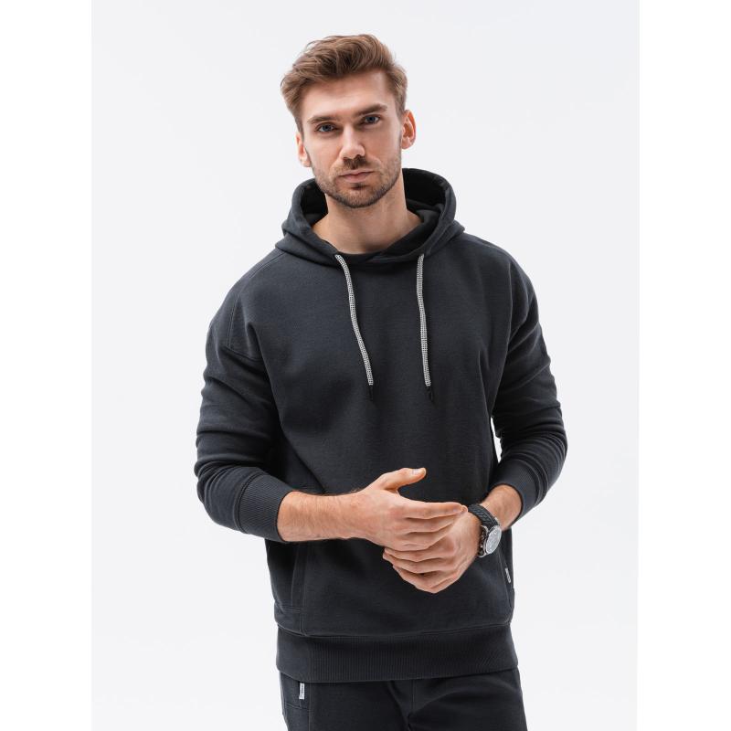 Pánská mikina s kapucí AMEER černá