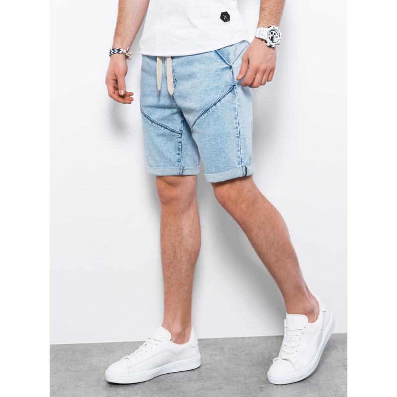 Pánske šortky džínsové NELSON svetlé džínsy
