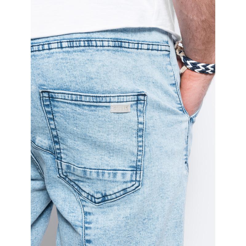 Pánske šortky džínsové NELSON svetlé džínsy