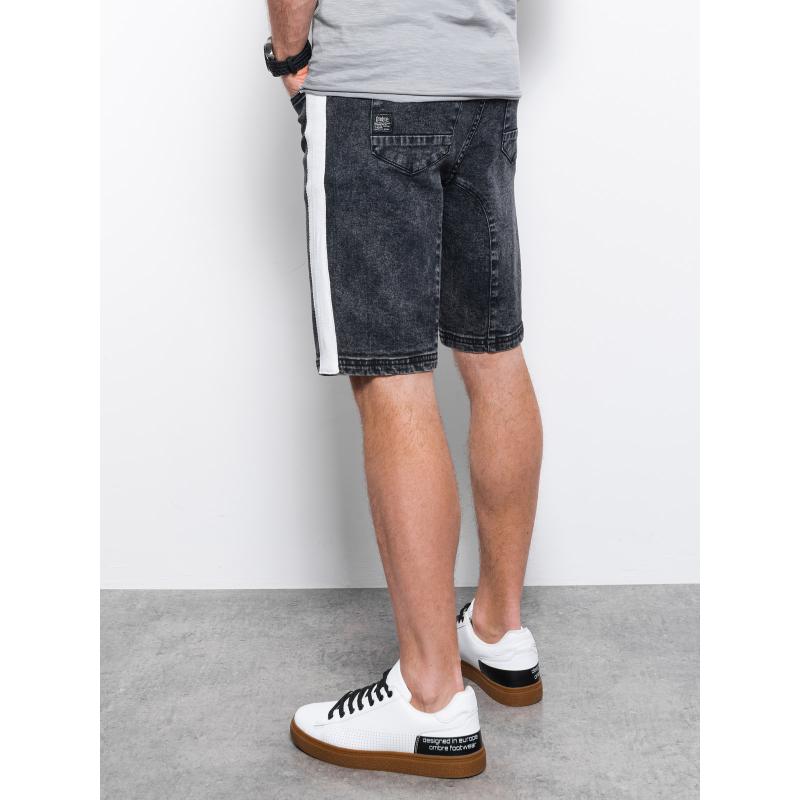 Pánske šortky džínsové IAN čierne