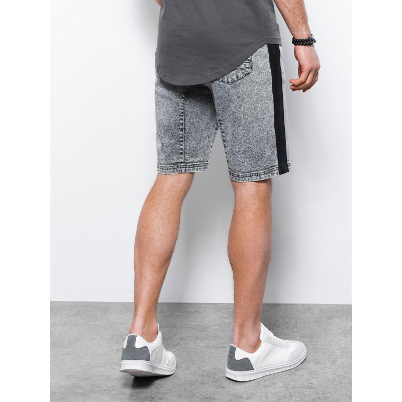 Pánské džínové kraťasy IAN šedé